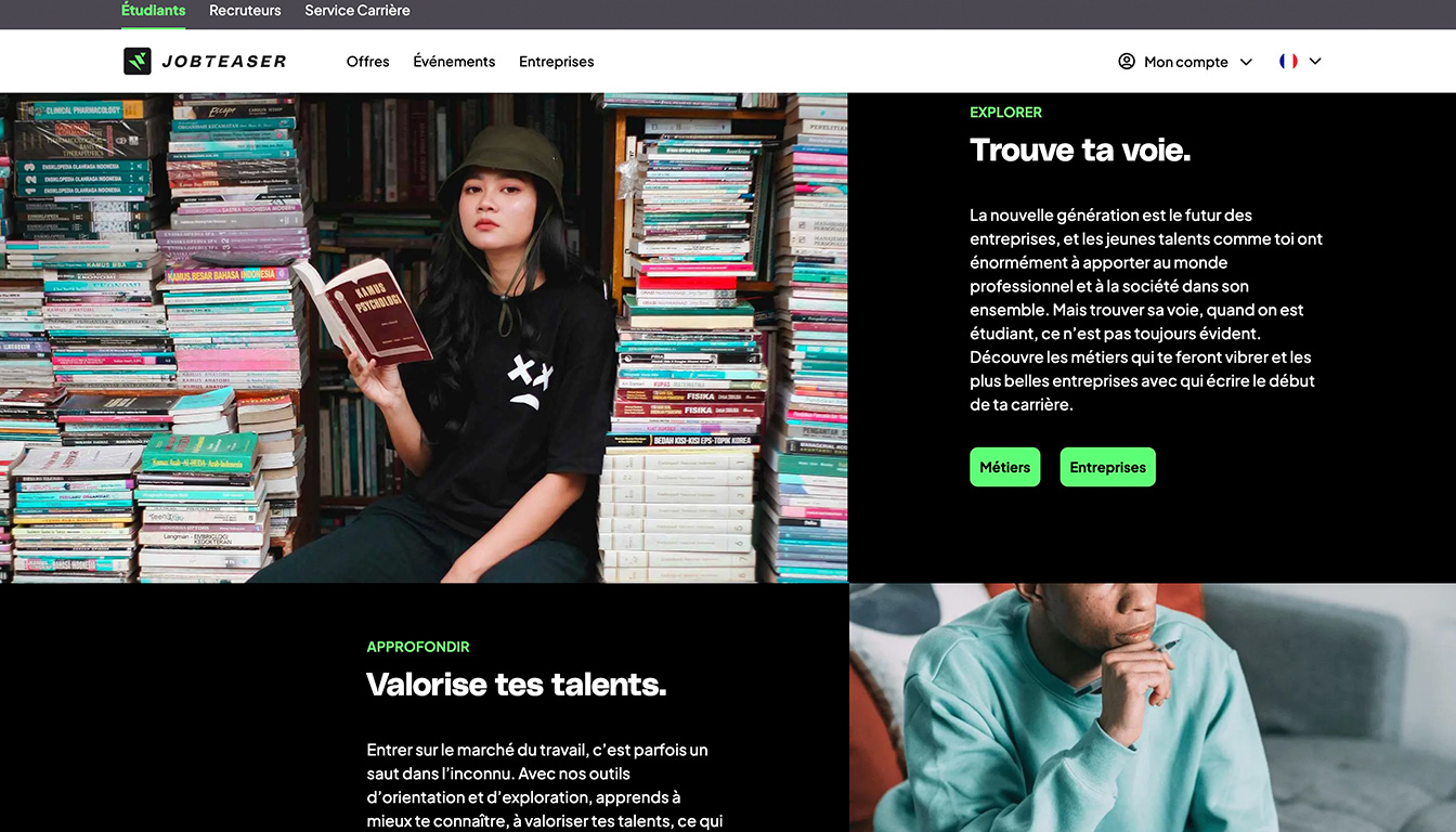 découvrez comment jobteaser facilite la recherche de stage, d'alternance ou de premier emploi grâce à sa plateforme intuitive et ses outils personnalisés.