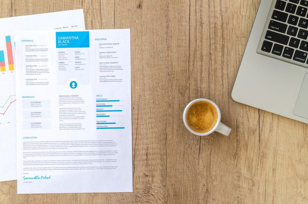 Canva CV modèles gratuits, designs — modèle de CV moderne design